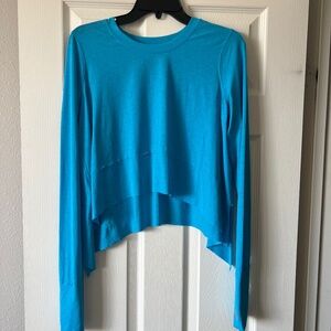 Free People Tempo Long Sleeve Tee - blue